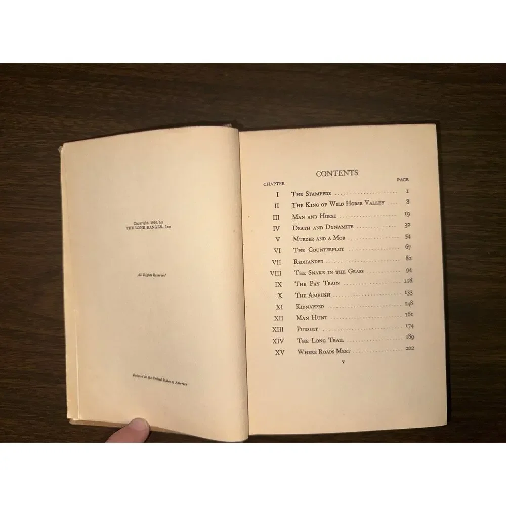 THE LONE RANGER by Fran Striker HC 1st Edition 1936